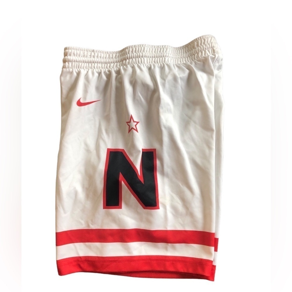 Nike Engineered Team Basketball Running Shorts Sz. S Red White Logo Pull On